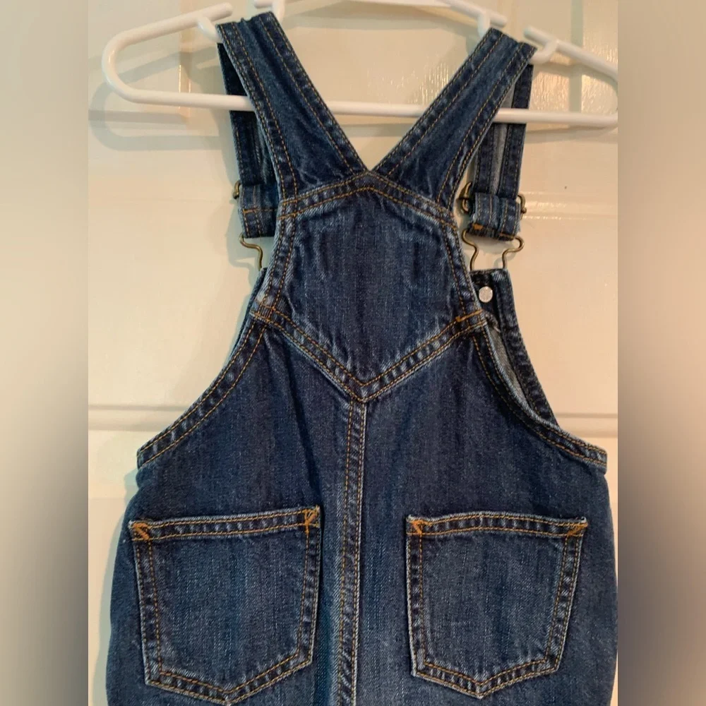 Old Navy Medium Wash Infant Boys Denim Bib Overalls Size 18-24M
